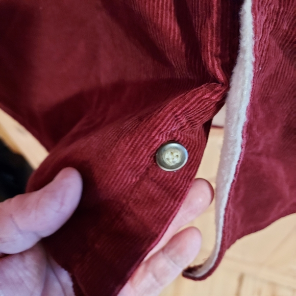 Expeditions By Wrangler, Brushed Corduroy Coat, Fleece Lined Men's, Long Sleeve. - Picture 11 of 12
